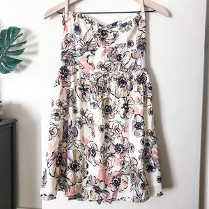 O’Neill Strapless Floral Mini